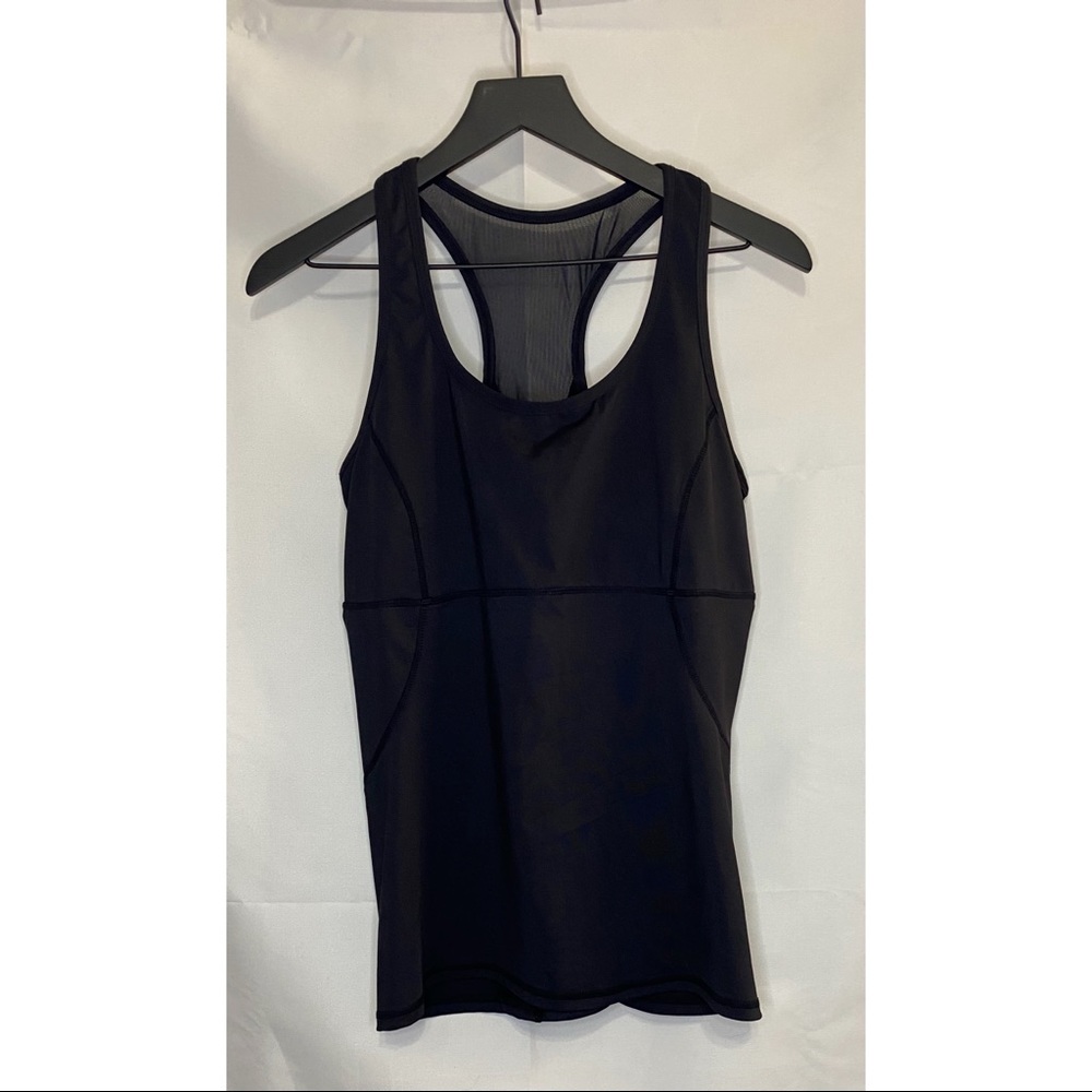 Kyodan Black Racerback Mesh Back Tank Size L